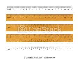 Ruler 8 inch.16 inch. 32 inch. graduation of an inch. 33 cm. measuring  tool. ruler graduation. ruler grid 33 cm. size | CanStock