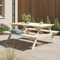 Enjoy your afternoon meals and outdoor parties with your friends thanks to this garden dining set. Parasol Hole Garden Tables You Ll Love Wayfair Co Uk