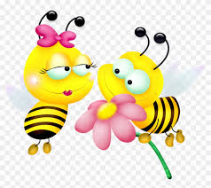 Bee bumblebee cartoon vector clip honey illustrations wasp cute illustration istock graphics drunk premium similar smiling nest flying istockphoto signature. Yellow Bumble Bees Boy And Girl Clip Art 2 Bee Clipart Free Transparent Png Clipart Images Download