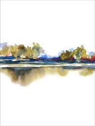 Peinture Verticale D Aquarelle D Aquarelle Etsy Watercolor Landscape Paintings Watercolor Landscape Watercolor Art Landscape
