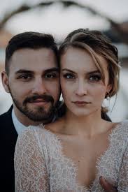 Dusty Blue Winter Wedding