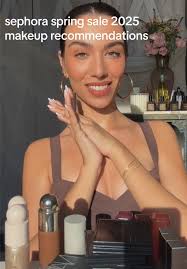 my tried and true makeup recommendations for the sephora spring savings  events 🤍 @Huda Beauty blush filter @NARS Cosmetics powder blush @Glossier  lip line @Pat McGrath Labs divine bronzer @Rare Beauty ...