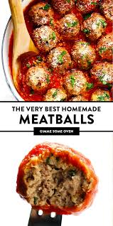 The Best Meatball Recipe Gimme Some Oven Recipe In 2020 Meatball Recipes Easy Recipes Meatball Recipes