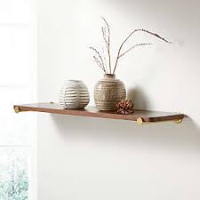 Hang them in kitchens, bedrooms, and living areas to stow necessities or exhibit favorite finds and artwork. Floating Shelves Crate And Barrel