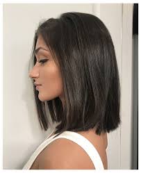 Short half up ombre hairstyle. Chocolate Brown Bob Short Dark Brown Hair Rich Chocolate Brown Hair Color With A Blunt Bob Haircut Hair Styles Brown Hair Long Bob Rich Brown Hair