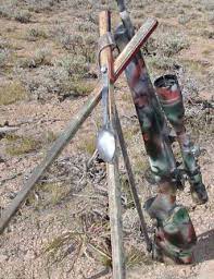 The shooting stick in use. Pin On Diy Shooting Hunting Gear