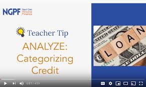 The exam was conducted on the 18th, 19th and 20th of february 2021. Teacher Tip Analyze Categorizing Credit Blog