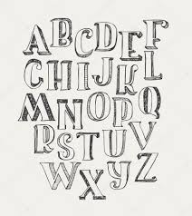 Taking the concept further, in this tutorial i'll guid. Hand Drawn Abc Letters Isolated On White Background Hand Drawn Ink 3d Font Funky And Grun Lettering Alphabet Fonts Typography Hand Drawn Typography Alphabet