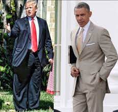 But the larger takeaway from the day, in terms of the country's popular vernacular, was that obama should/should not have worn tan. Obama S Tan Suit Turns Trump Green Times Tribune Blogs