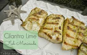 Panko crusted ono with balsamic caprese vinegrette, moroccan fish.yum!, a big rustic fish and panchetta stew thickened… Cilantro Lime Grilled Fish Marinade Table And Hearth