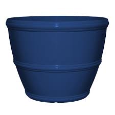 Large resin planters are also in our catalog for your unusual and modern garden decor. Null Alton 20 In Mariner Blue Resin Planter Resin Planters Planters Planting Flowers
