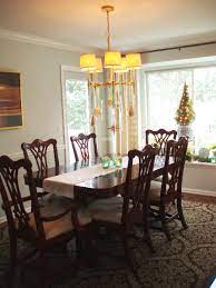 Universal furniture set of 2 solid wood chippendale chairs in sandy tan finish. Chippendale Dining Chairs Transitional Dining Room Teresa Meyer Interiors