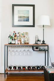 Rustic Wine Rack Wall Mounted Zig Zag Wood Wine Bottle Display Wine Storage Minibar Wohnzimmer Bar Haus Deko