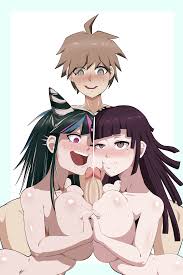 Rule34 - If it exists, there is porn of it  naver, mioda ibuki, naegi  makoto, tsumiki mikan  7454400