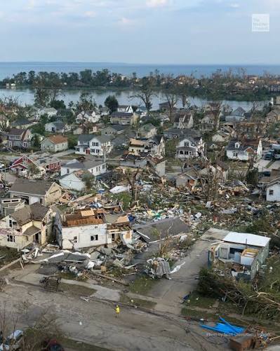 An EF-3 tornado caused widespread damage and power outages across Menasha, Wisconsin. This is the first F/EF3+ tornado in Winnebago Co. (Menasha) since April 27, 1984. Emergency crews are currently on the