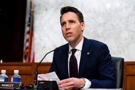 Constitutional lawyer, husband to erin, dad to elijah, blaise, and abigail, u.s. Josh Hawley Burnishes 2024 Presidential Credentials With Stimulus Election Fights