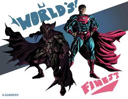 Fan Art] My designs for batman and superman! Working my way through the JL  : r/DCcomics