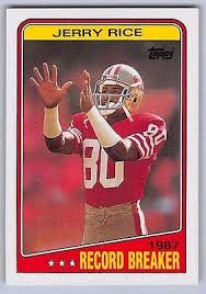 Discount99.us has been visited by 1m+ users in the past month 1988 Jerry Rice Topps Record Breaker Football Card 6 S F 49ers Ebay