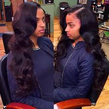 This weave hairstyle is attributed by your entire hair attaining a black look. 25 Side Part Sew In Styles And How To Sew In Tutorial