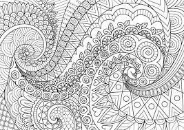 It's time to give adult coloring pages a try, because life can be hard and stressful, and sometimes the best thing you can do is put down your iphone there are lots of benefits to unplugging and getting lost in coloring for a while, which is why it shouldn't be surprising that coloring books are a creative. Line Art Of Abstract Scrolling Wave For Background And Adult Coloring Book Coloring Page For Anti Stress Vector Illustration Royalty Free Cliparts Vectors And Stock Illustration Image 138150623