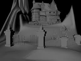 3d Haunted House Not Textured By Westy3d