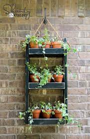 These are beginner woodworking projects that will only take you a few hours to build and cost less than $50. Wood Planter For The Wall Diy Herb Garden Indoor Herb Garden Vertical Herb Garden
