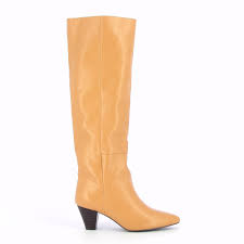 Register to get 10% off & earn ys points!register to get 10% off & earn ys points! Camel Boots With Cuban Heel Vanessa Wu
