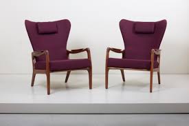 A tub chair or contemporary armchair can be a perfect complement to your sofa arrangement. Pair Of High Back Wing Lounge Chairs By Adrian Pearsall For Craft Associates