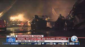 Lucie, 8650 ltc pkwy., port st. Several Rvs Damaged By Fire At La Mesa Rv Youtube
