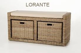 Super Gemutliche Sitzbank Lorante Aus Rattan Koboo Grey Sitzbank Truhe Sitzbank Kissen