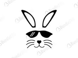 Free svg image & icon. Bunny Sunglasses Svg Cut Files Free Bundlesvg