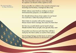 The American Hero A Poem By Roger Robicheau Veteransday Military Military Quotes American Heroes Poems