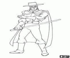 Colorare Diego De La Vega E Zorro Generazione Z Questo Disegno Disegni Supereroi Disegni Da Colorare