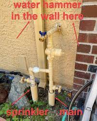 Water Hammer While Turning Sprinkler Valve On Zone 1 2 Only Doityourself Com Community Forums