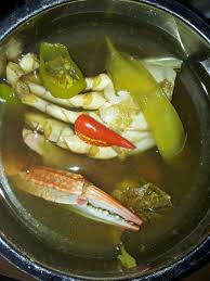 Tabur daun bawang dan daun sup. Resepi Sup Ketam Nipah Untuk Denggi