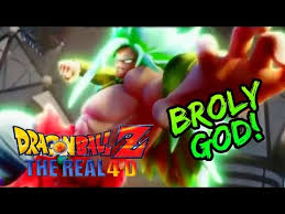 A cinematic attraction at universal studios japan and the successor to dragon ball z: Dragon Ball Z The Real 4d Film New Trailer Broly God Vs Goku Vegeta Ssgss Youtube