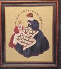 For 15 years they have been designing cross stitch patterns and offering them for realistic prices so everyone has the ability to enjoy this wonderful craft. The Victorian Quilter Cross Stitch Pattern Marilyn Leavitt Imblum