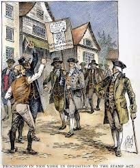 Procession In New York In Opposition To The Stamp Act 1765 American Revolution American Colonies American Colonists