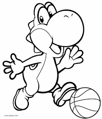 Free, printable coloring book pages, connect the dot pages and color by numbers pages for kids. Printable Yoshi Coloring Pages For Kids