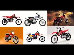 Honda Xr75 Xr80r And Crf80f Model History From 1973 Through 2013 Honda History Model