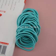 This hair band on plastic basis is decorated with a satin ribbon and beads of different sizes. 50pcs 4mm Turquoise Elastic Ponytail Holders Hair Bands With Gluing Connection Blue Elastic Hair Ties Bargain For Bulk Hair Band Elastic Ponytail Holdershair Ties Aliexpress