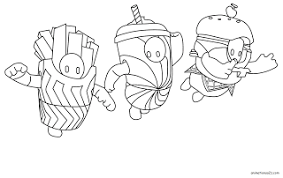 Kizicolor.com provides a large diversity of free printable coloring pages for kids, coloring sheets, free colouring book, illustrations, printable pictures, . Fall Guys Ultimate Knockout Coloring Pages Animationsa2z Coloring Pages Fall Big Bad Wolf Costume