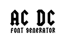 We did not find results for: Ac Dc Font Generator Fonts Pool