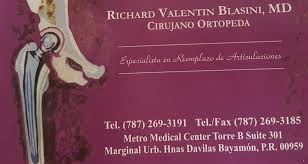 Perfil de Dr.Richard Valenton Blasini ,MD Cirujano Ortopeda