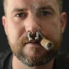 smkman72 septum piercing men nose ring men piercing