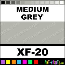 Medium Grey Color Acrylic Paints Xf 20 Medium Grey Paint