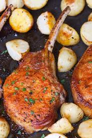 This Photo Shows How Long To Cook Pork Chops In The Oven Which Is Until You Have A Golden Caramelized Crust Baked Pork Chops Baked Pork Baked Pork Chops Oven