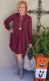 Pintucked Swing Dress 50 Is Not Old Fashion Clothes Women Fashion Clothes For Women