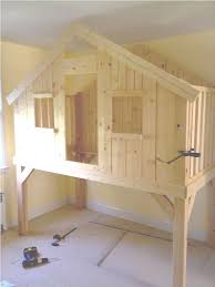 Bunk bed and a sliding trundle #14. Treehouse Bunk Bed Plans Lovely Diy Treehouse Twin Loft Bed Modern Loft Beds Decorate Treehouse Rest Room Diy Loft Bed Kids Loft Beds Playhouse Loft Bed