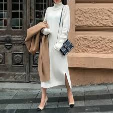 Product Name Casual Simple Loose Knitted Maxi Dress Brand Topjara Sku Fa21a7a47eb5 Gender Women Type Maxi D Sweater Maxi Dress Maxi Knit Dress Casual Fashion